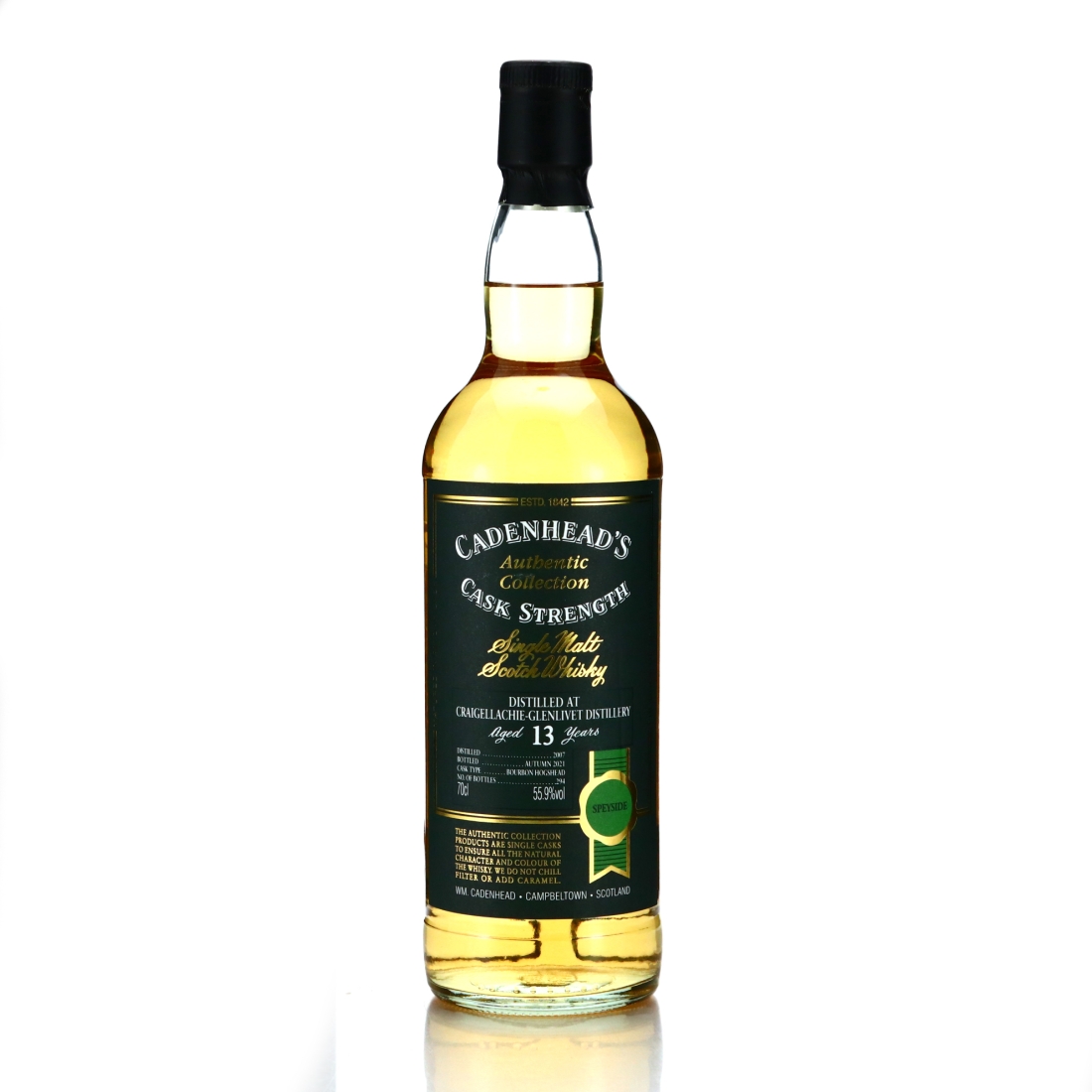 Glenallachie 2007 Cadenhead's 13 Year Old