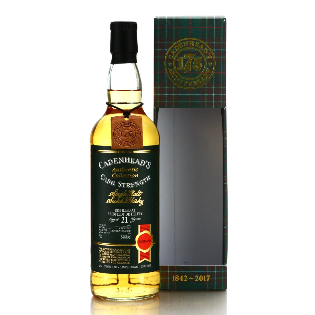 Aberfeldy 1996 Cadenhead's 21 Year Old