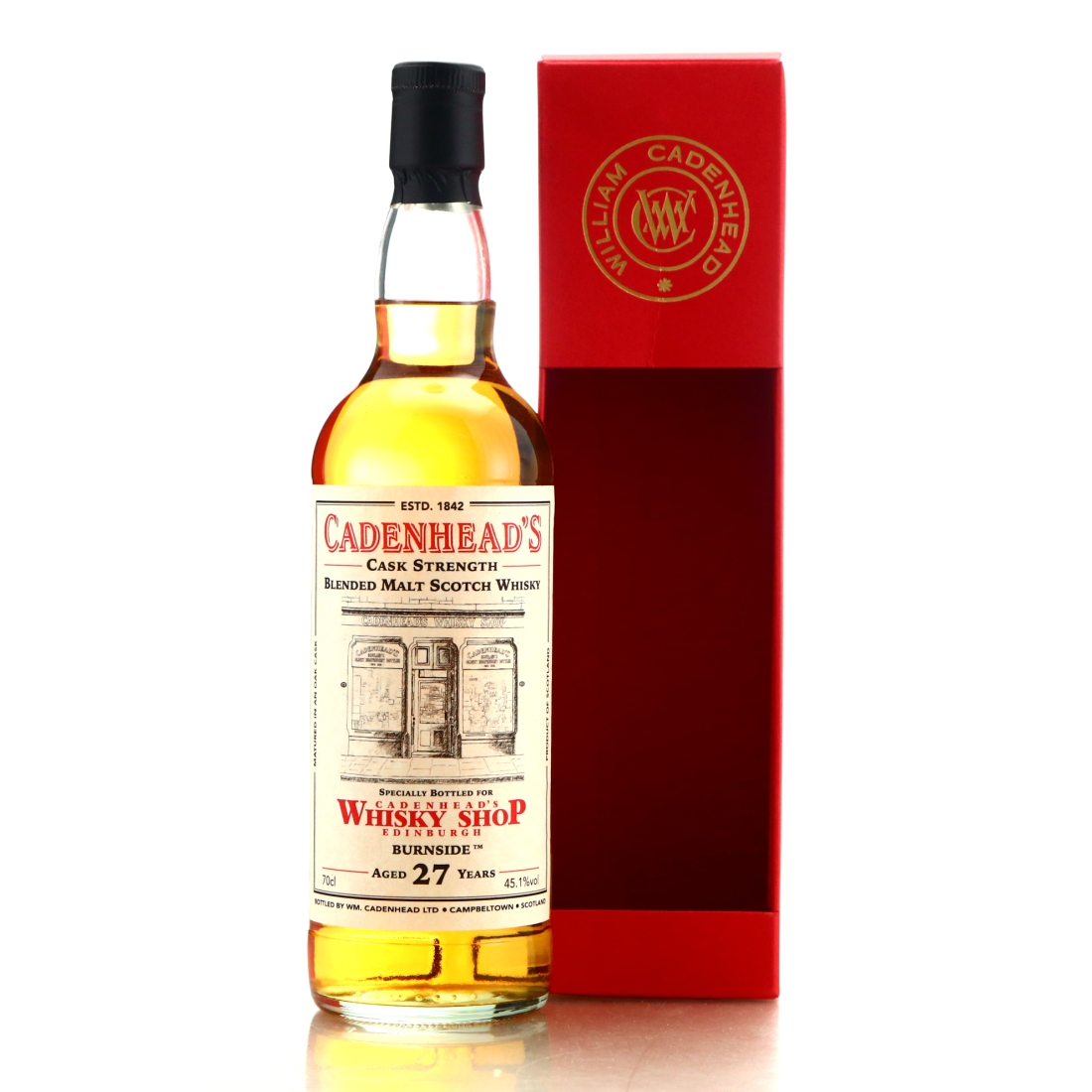 Burnside 1991 Cadenhead's 27 Year Old / Edinburgh Shop