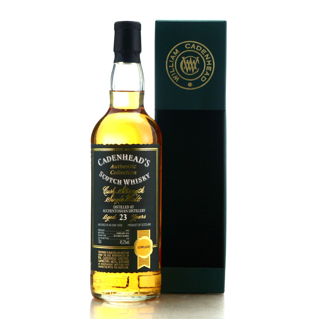 Auchentoshan 1992 Cadenhead's 23 Year Old