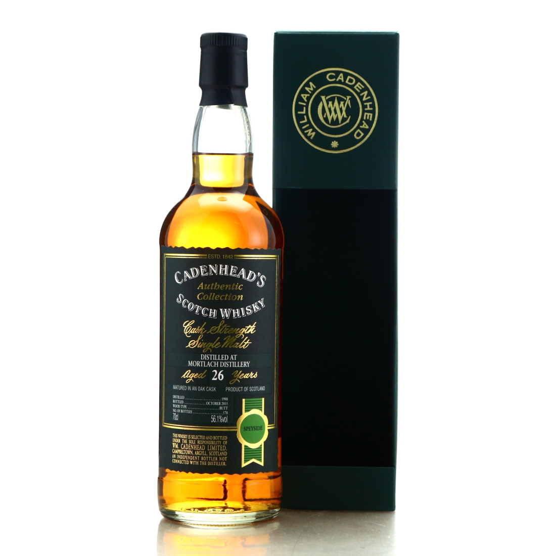 Mortlach 1988 Cadenhead's 26 Year Old