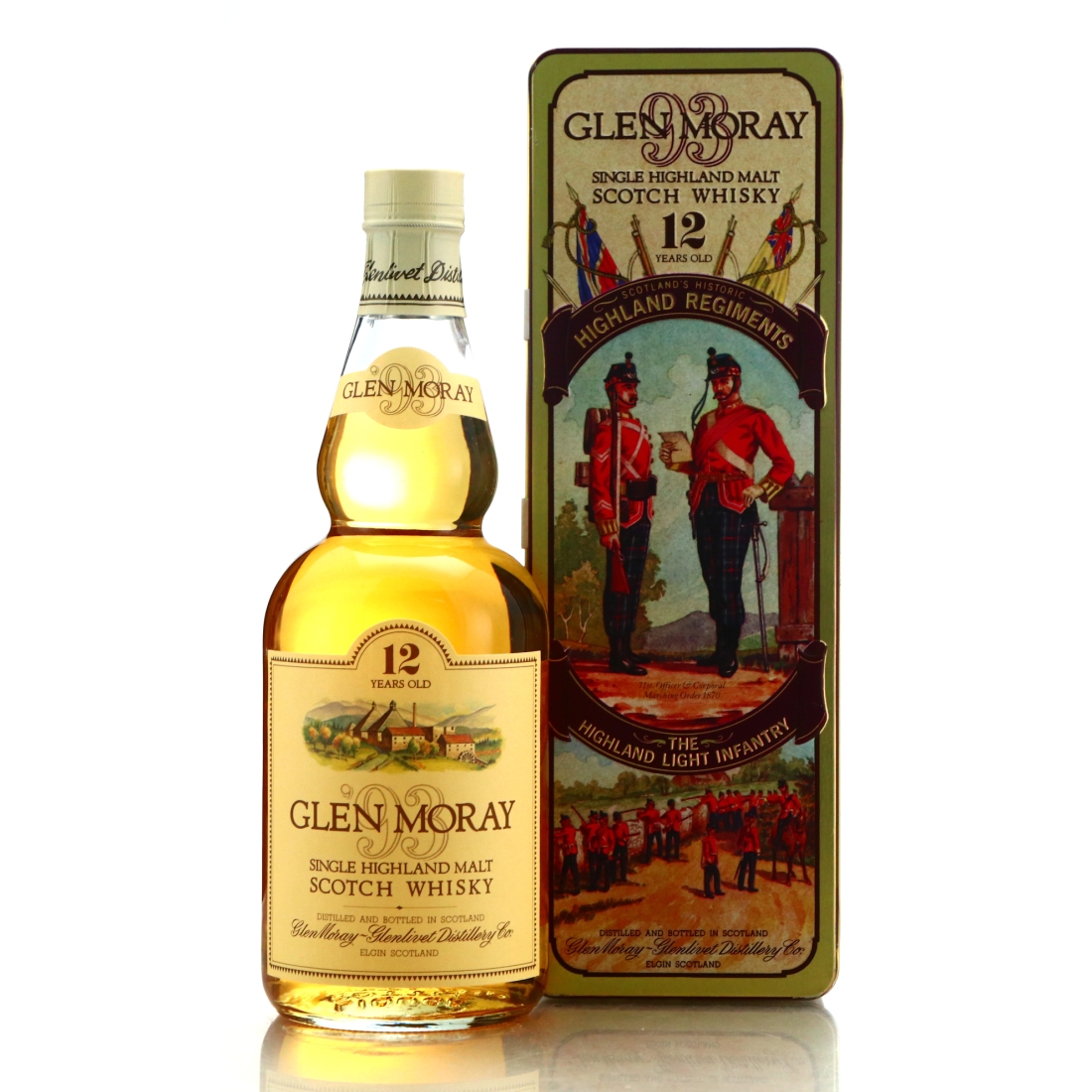 Glen Moray 12 Year Old 1990s / Highland Light Infantry