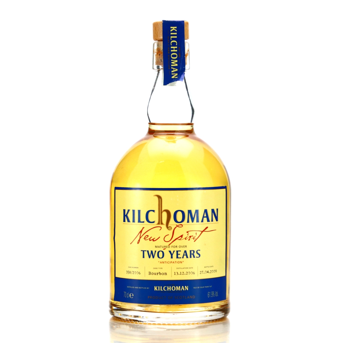 Kilchoman 2006 'Anticipation' 2 Year Old Cask #358