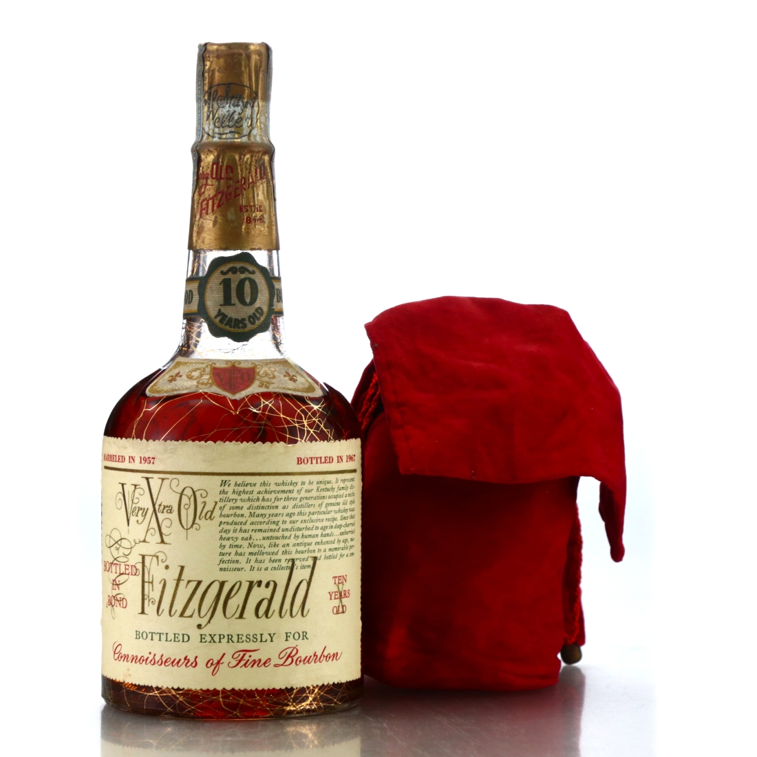 Very Xtra Old Fitzgerald 1957 Bottled in Bond 10 Year Old 90 Proof / Stitzel-Weller