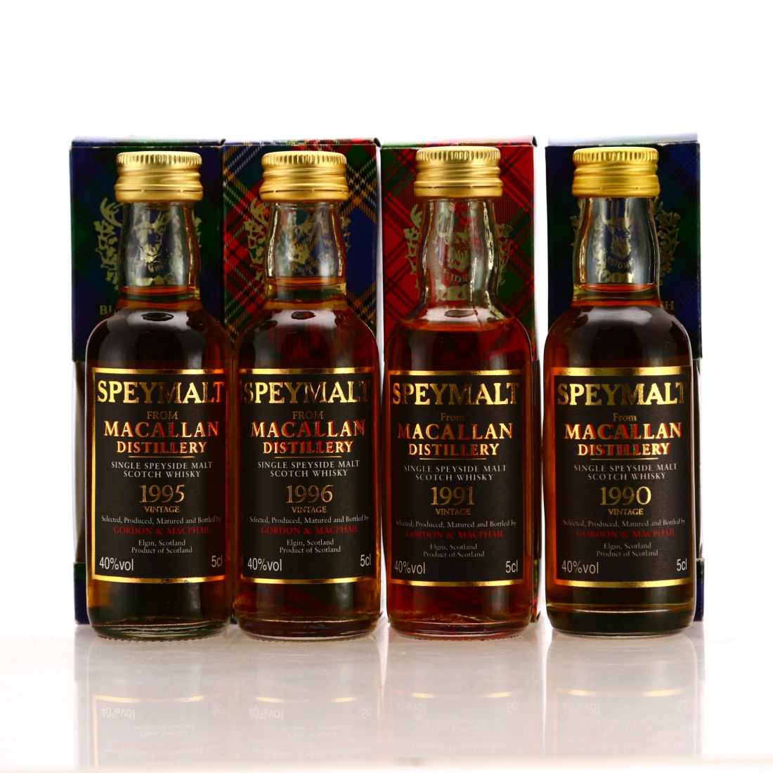 Macallan Speymalt Miniatures 4 x 5cl