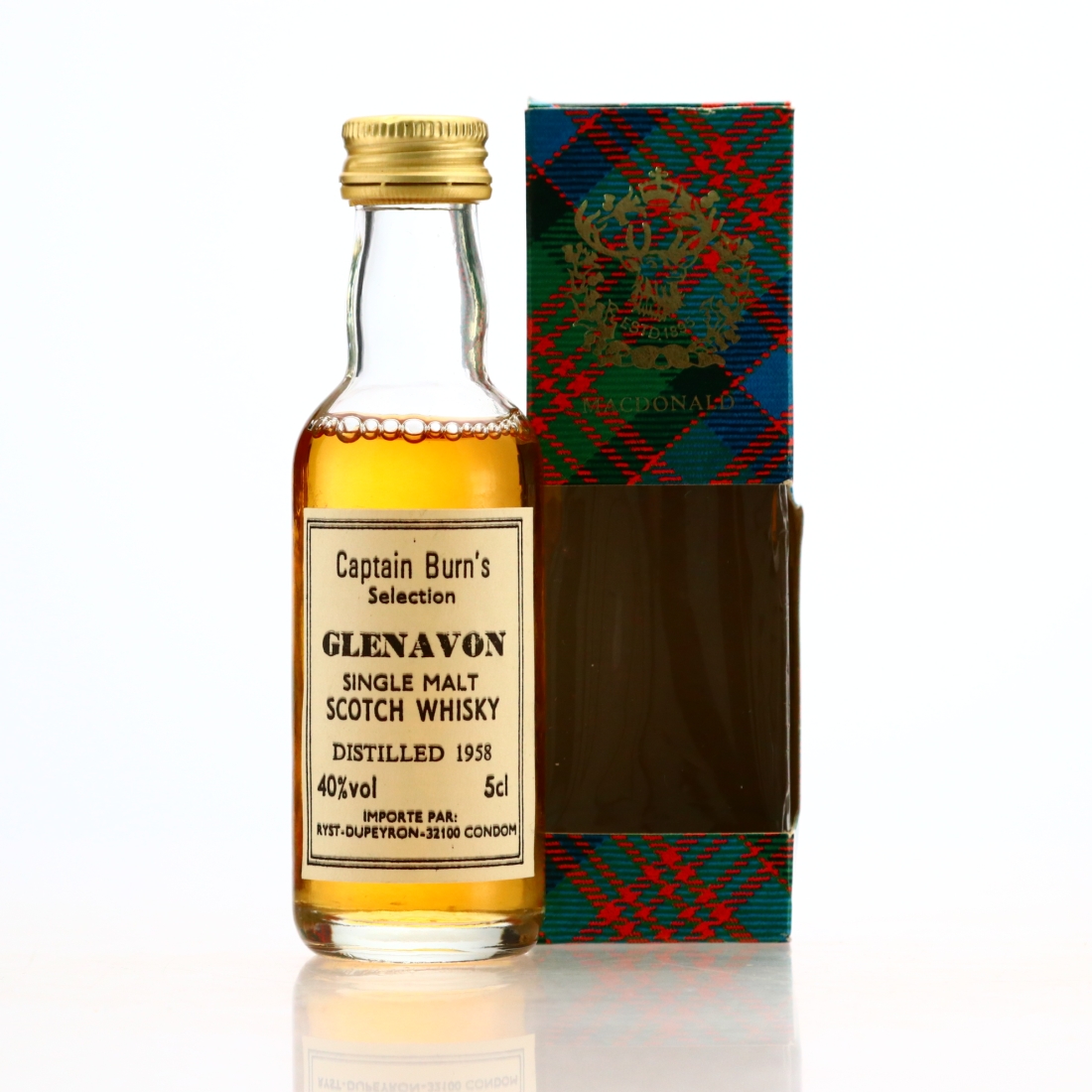 Glenavon 1958 Captain Burn's Miniature