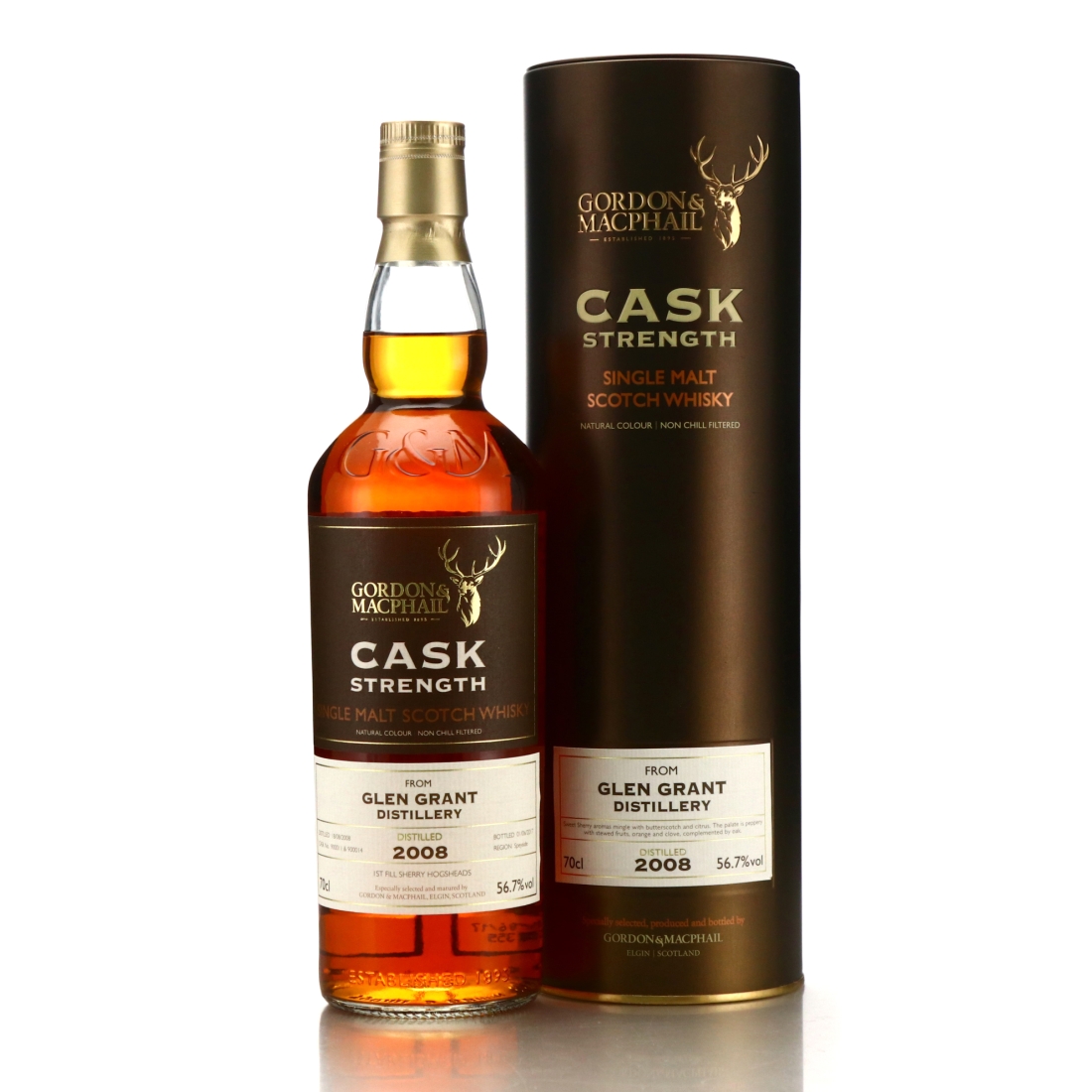 Glen Grant 2008 Gordon and MacPhail Cask Strength