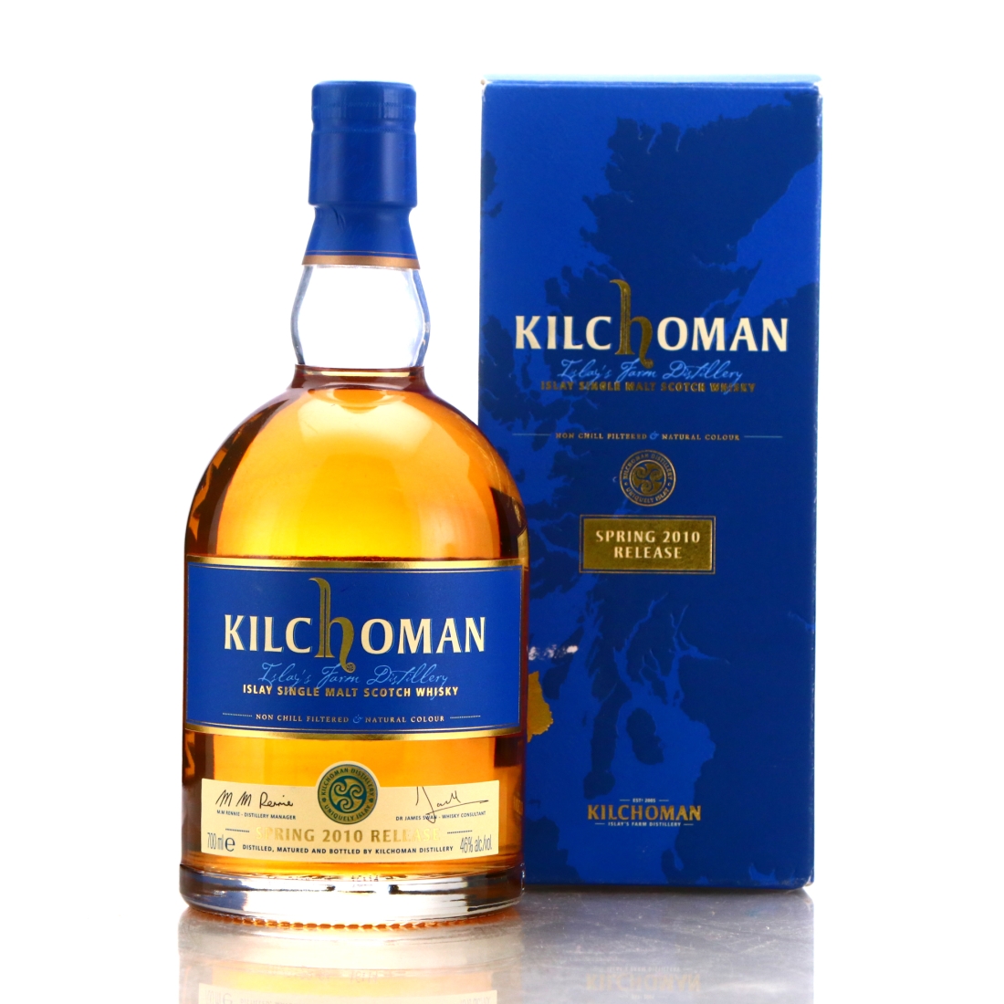 Kilchoman Summer 2010 Release / Signed by Anthony Wills & John Maclellan