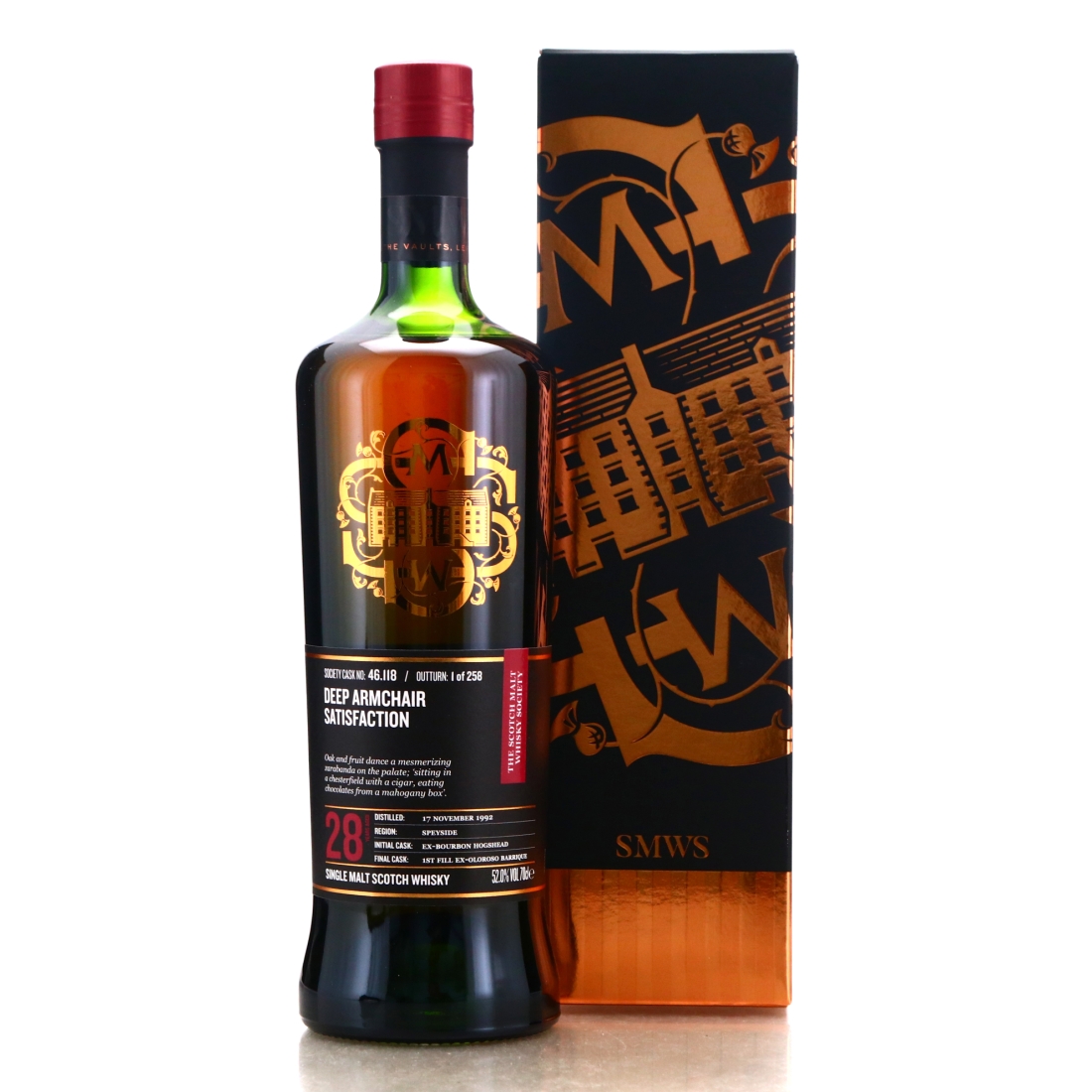 Glenlossie 1992 SMWS 28 Year Old 46.118
