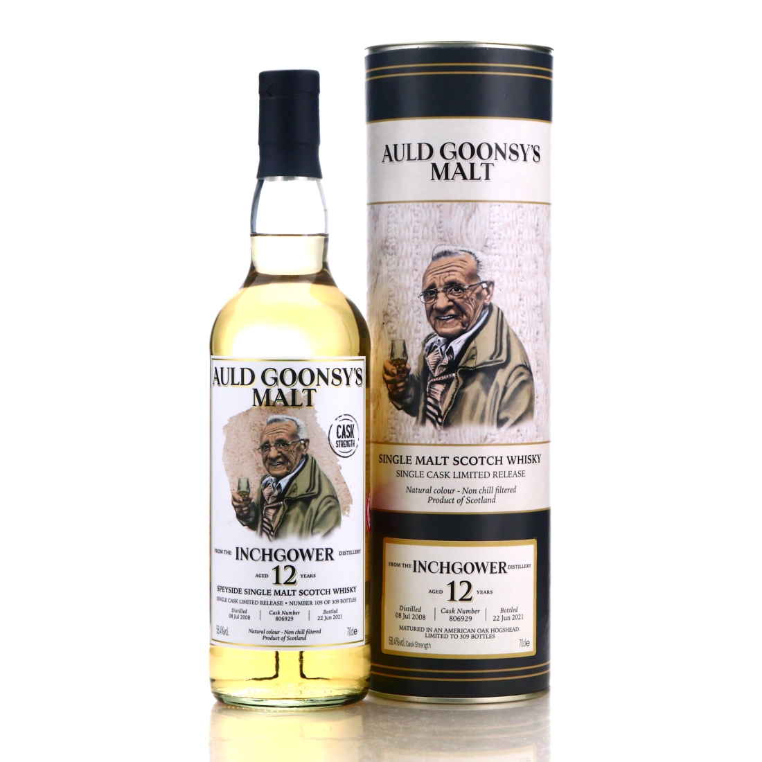 Inchgower 2008 Auld Goonsy's 12 Year Old