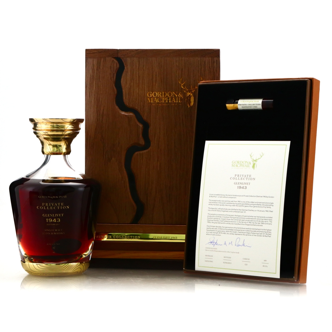 Image for Glenlivet 1943 Gordon and MacPhail 70 Year Old Private Collection