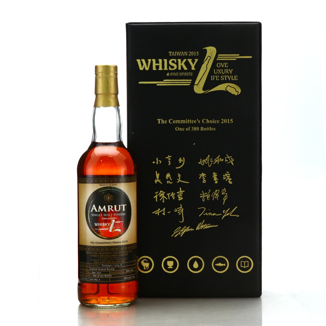 Amrut 2011 Single Cask #2714A / Committee's Choice 2015