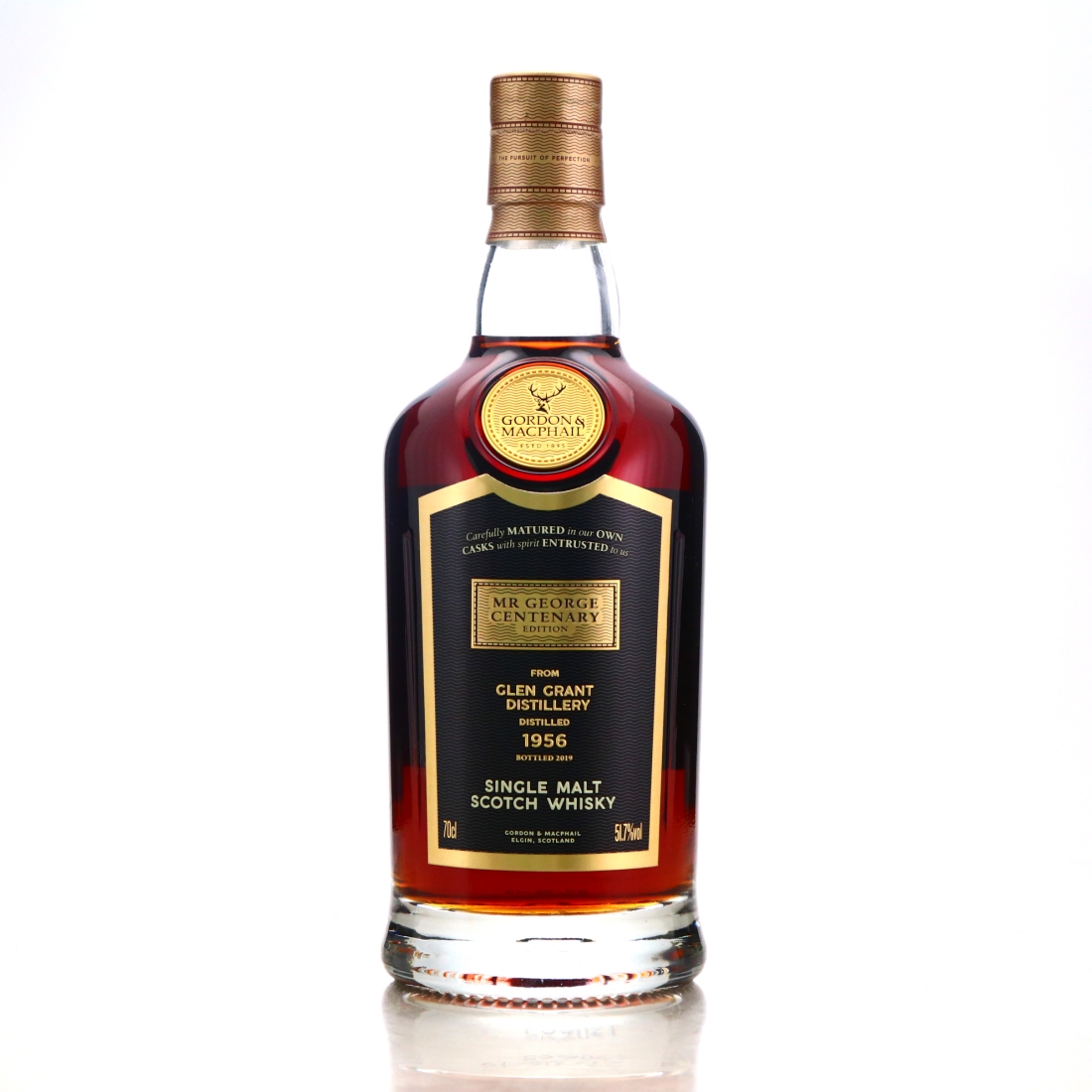 Glen Grant 1956 Gordon and MacPhail 62 Year Old Mr George Centenary 