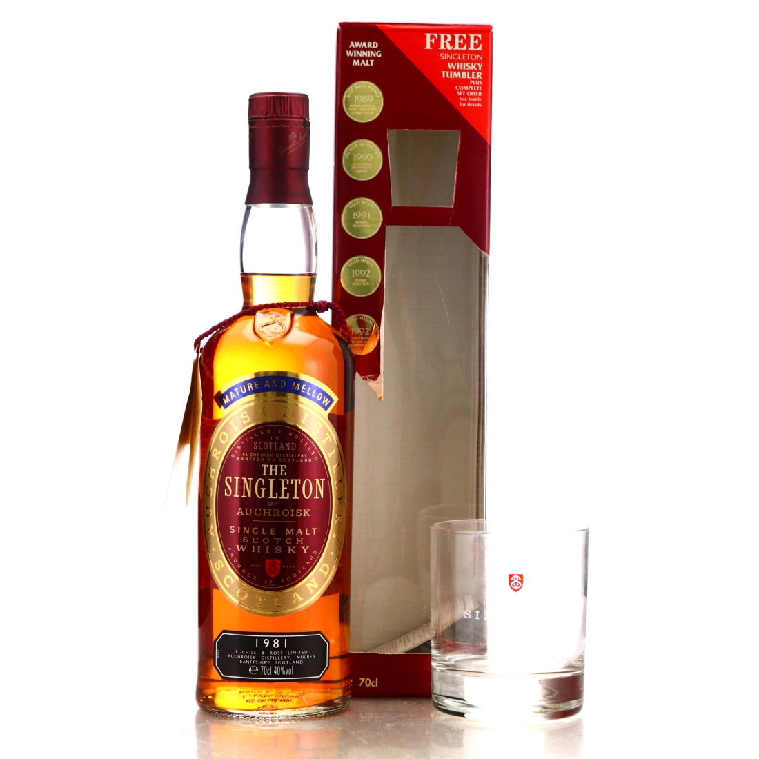 Singleton of Auchroisk 1981 Gift Pack