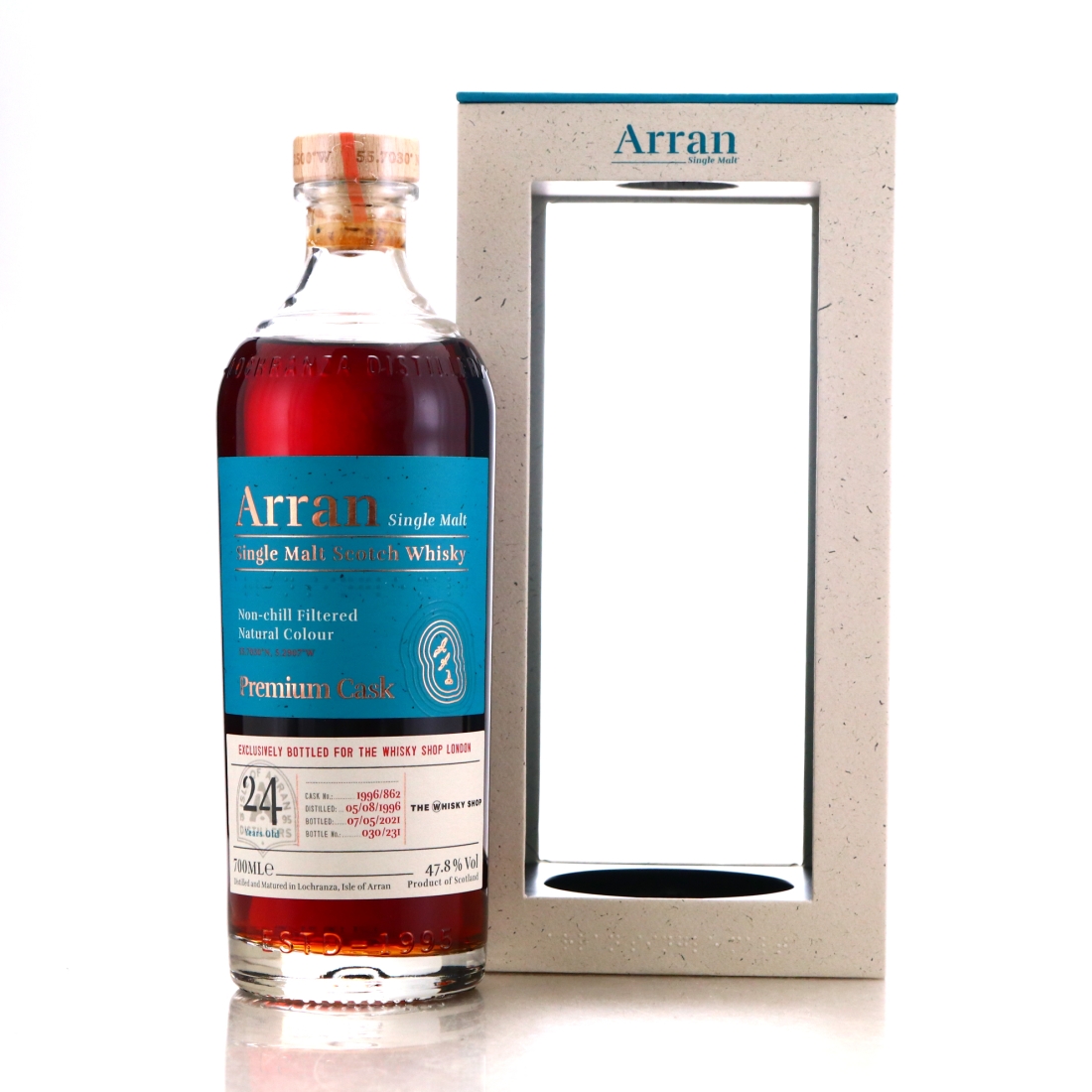 Arran 1996 Single Sherry Cask 24 Year Old #862 / TWS