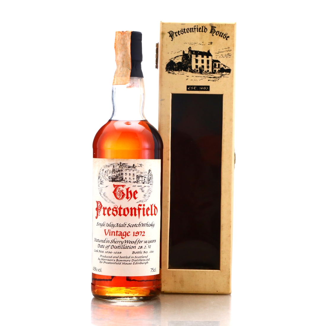 Bowmore 1972 The Prestonfield 16 Year Old Sherry Wood