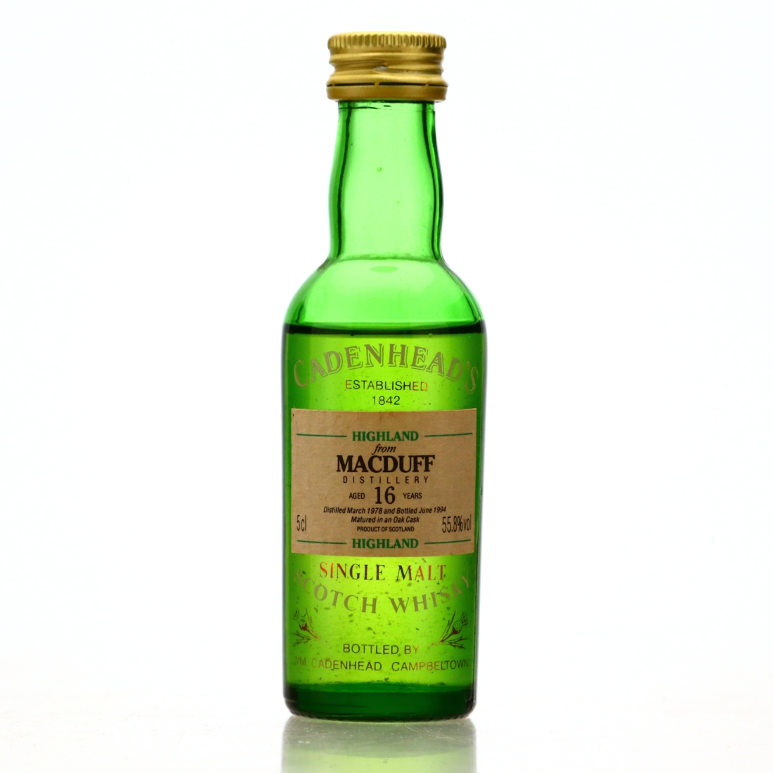 Macduff 1978 Cadenhead's 16 Year Old Miniature