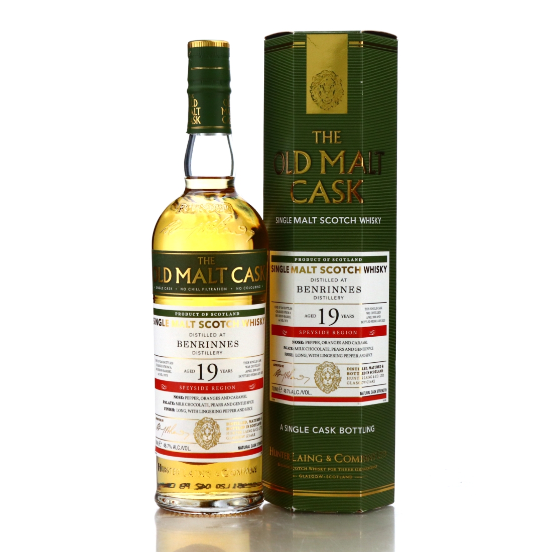Benrinnes 2000 Hunter Laing 19 Year Old