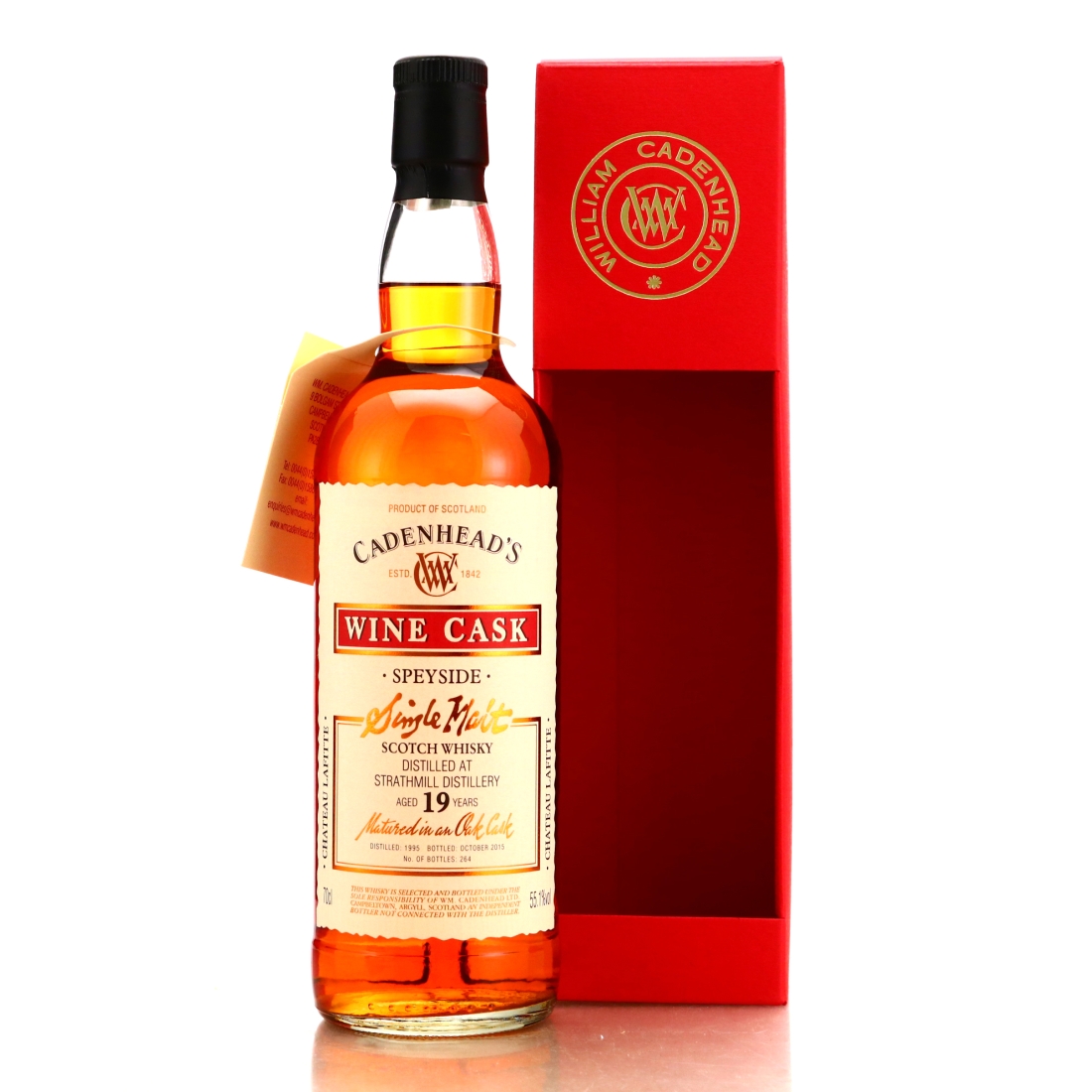 Strathmill 1995 Cadenhead's 19 Year Old Wine Cask