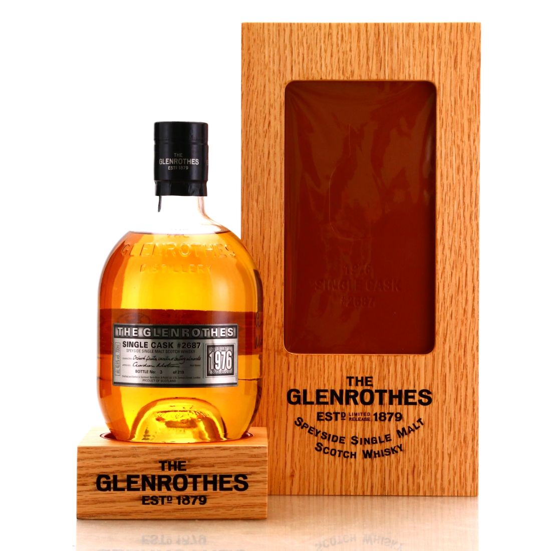Glenrothes 1976 Single Cask #2687 - Signed