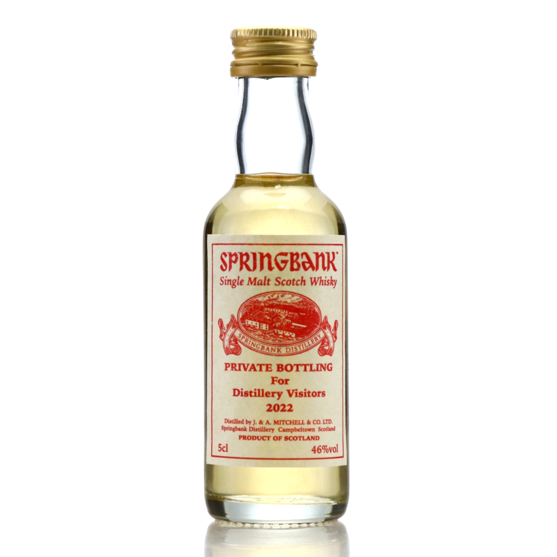 Springbank Private Bottle Distillery Visitors 2021 Miniature