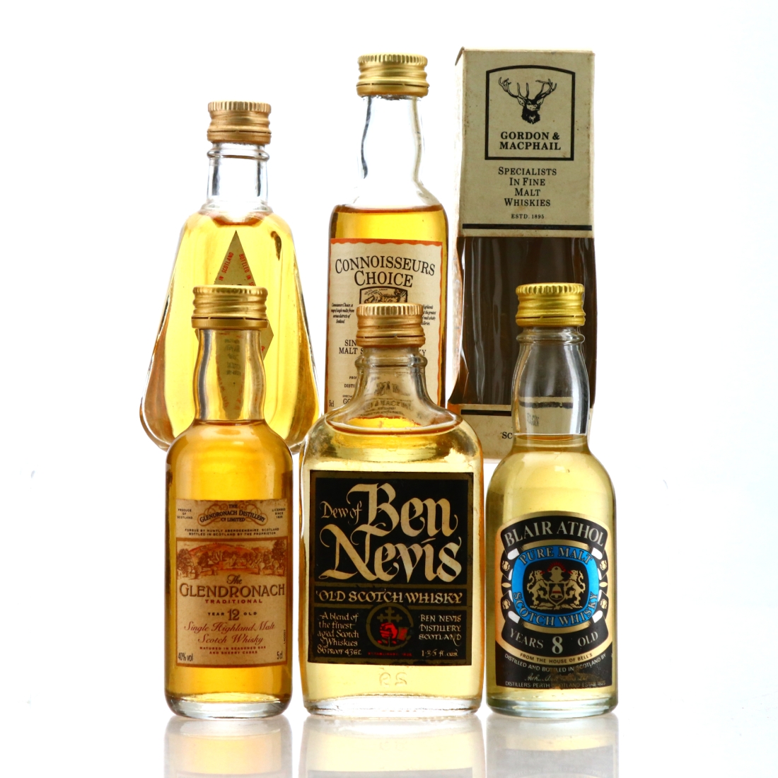 Highland Miniatures x 5 / Includes Tomatin 1968
