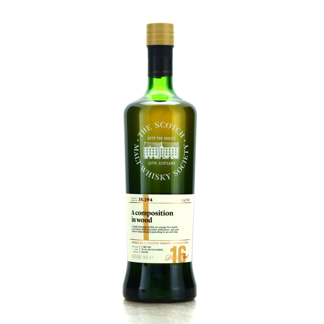 Glen Moray 2001 SMWS 16 Year Old 35.194