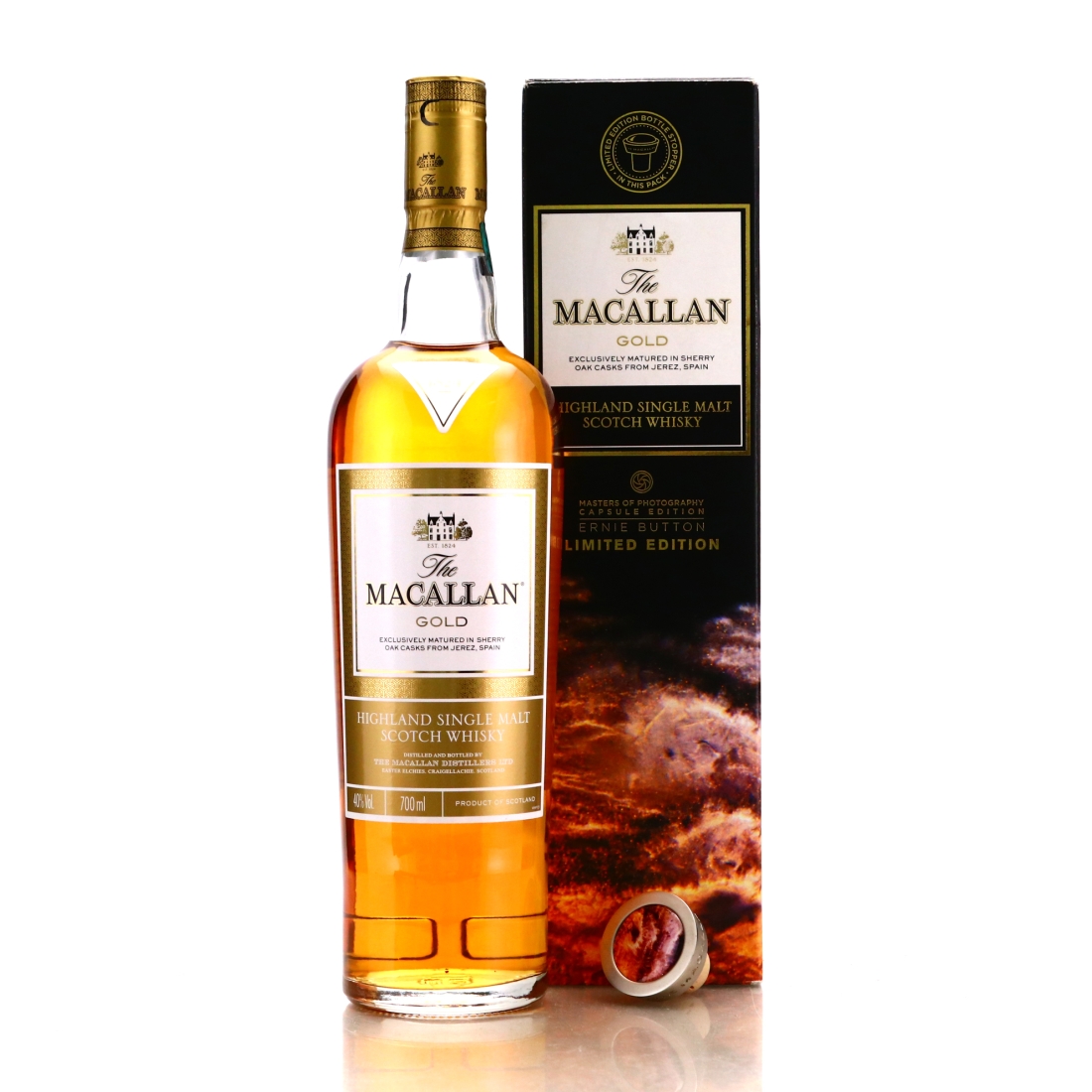 Macallan Gold Ernie Button Limited Edition