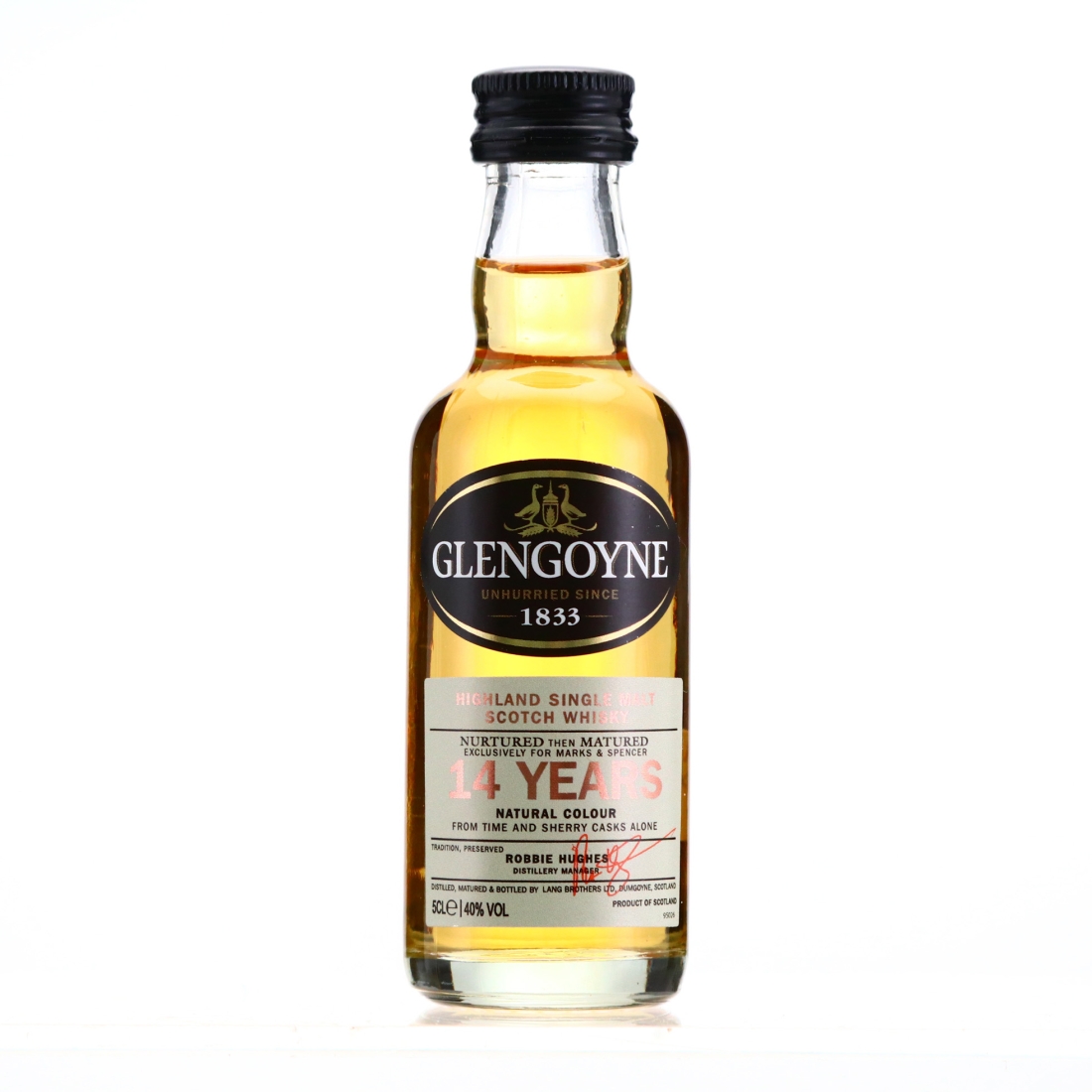 Glengoyne 14 Year Old Limited Edition Miniature / Marks & Spencer