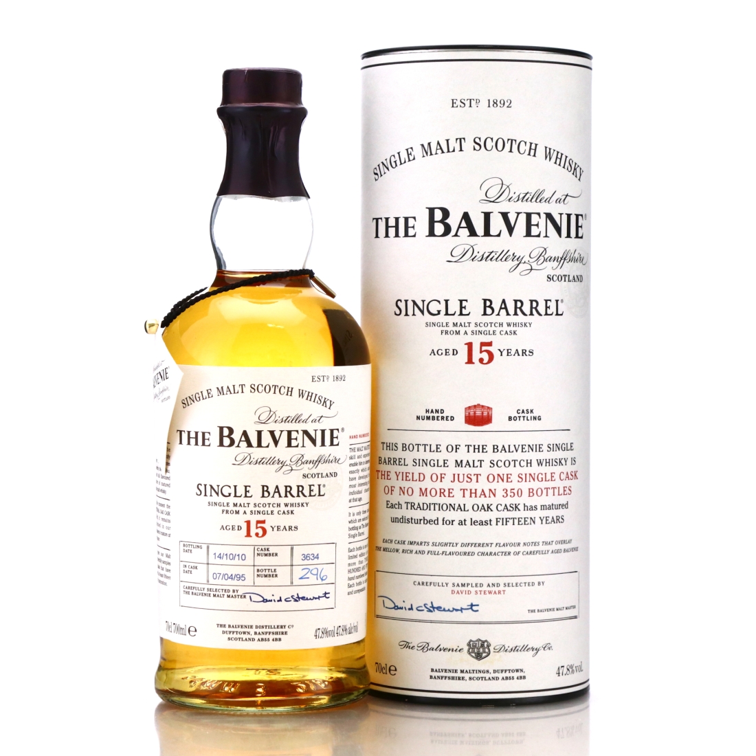 Balvenie 1995 Single Barrel 15 Year Old #3634