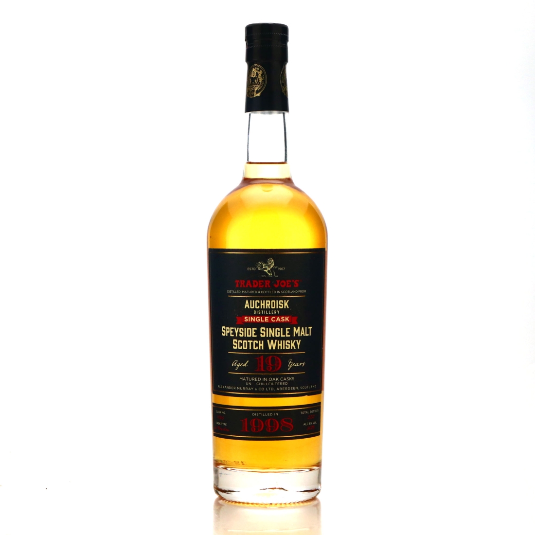 Auchroisk 1998 Trader Joe's 19 Year Old 75cl / US Import