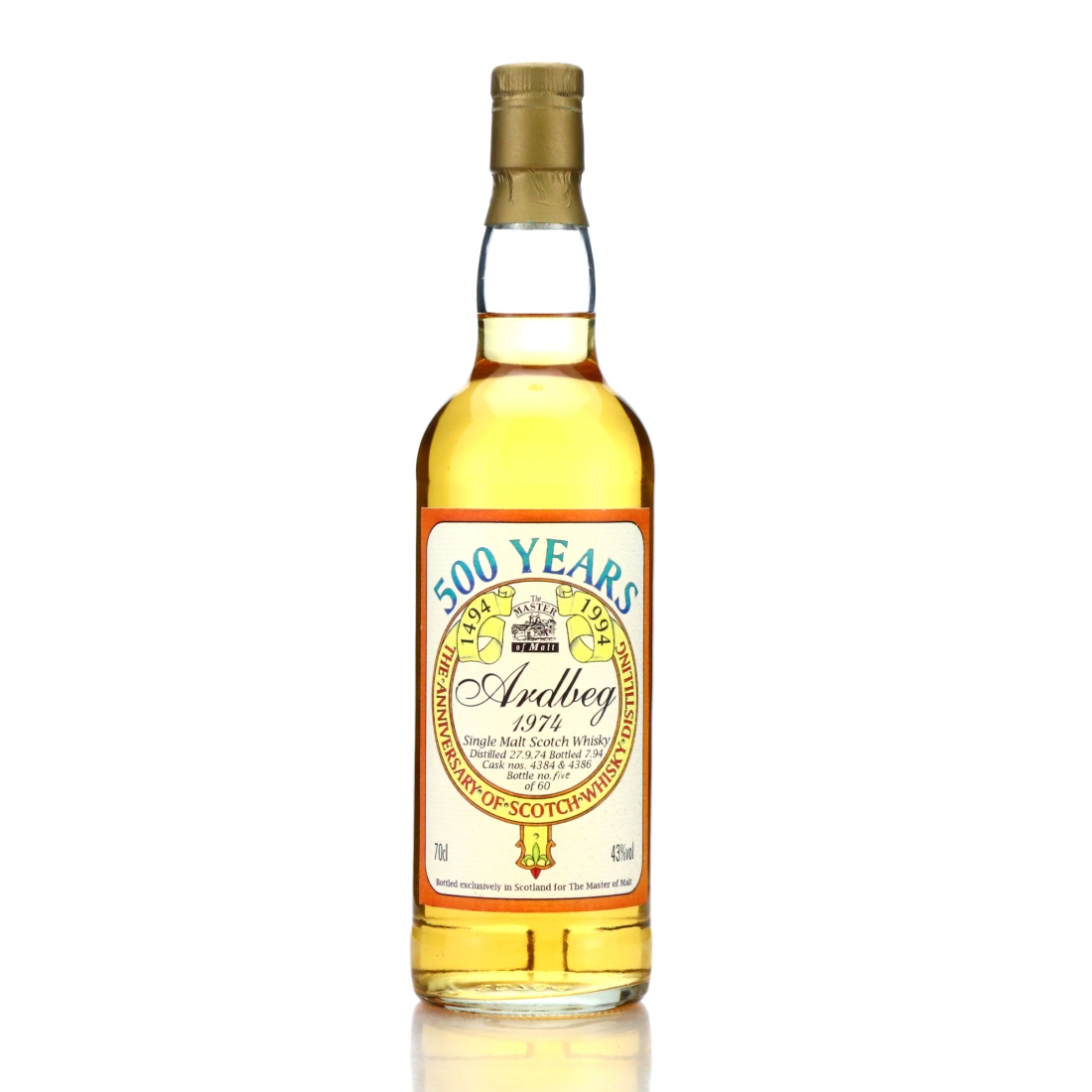 Ardbeg 1974 Master of Malt 500 Years