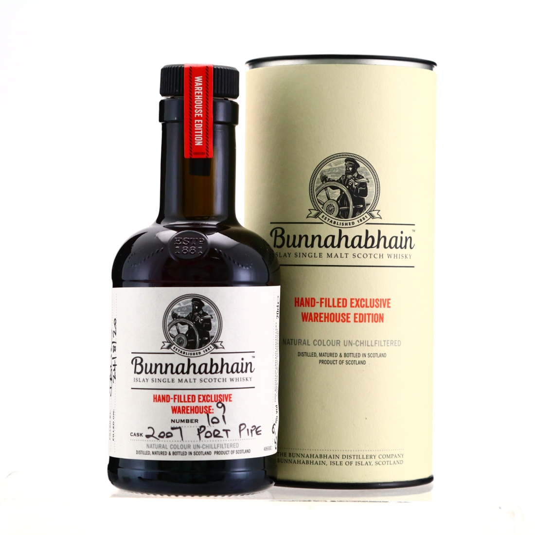 Bunnahabhain 2007 Hand Filled 2020 20cl / Port Pipe