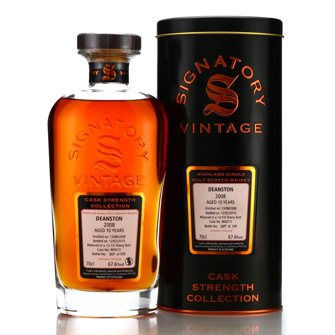 Deanston 2008 Signatory Vintage 10 Year Old Cask Strength