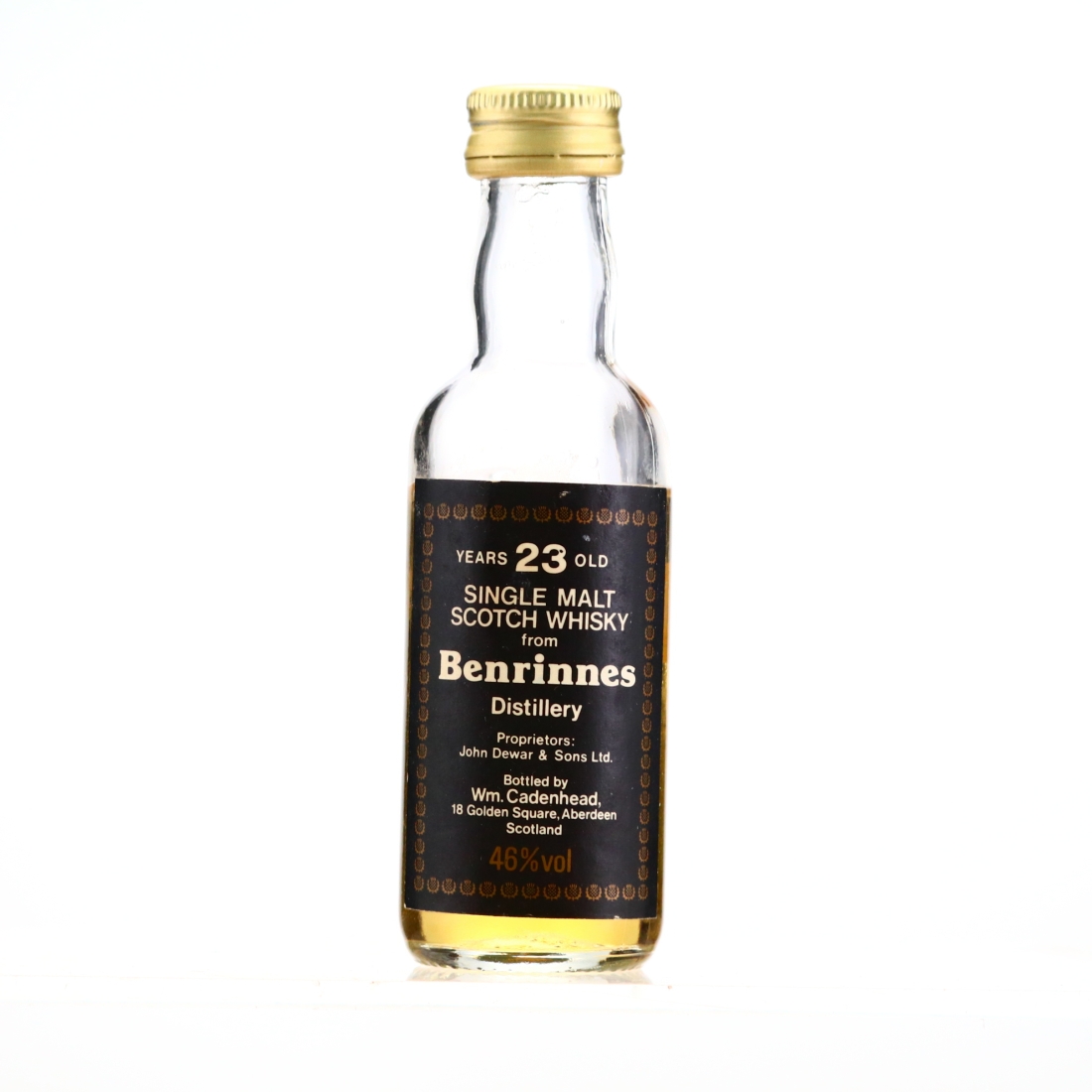 Benrinnes 23 Year Old Cadenhead's Miniature