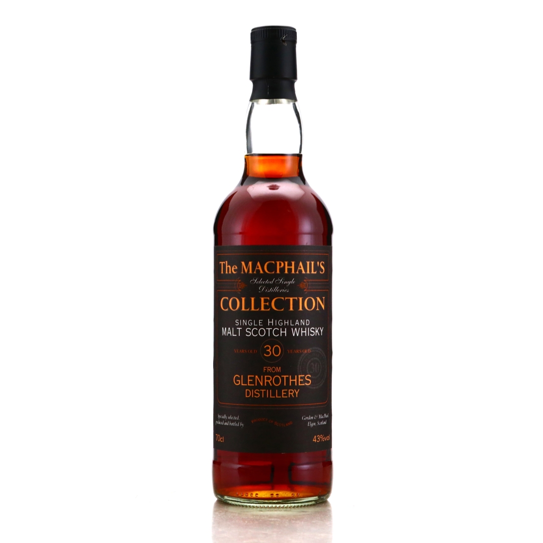 Glenrothes 30 Year Old Gordon and MacPhail