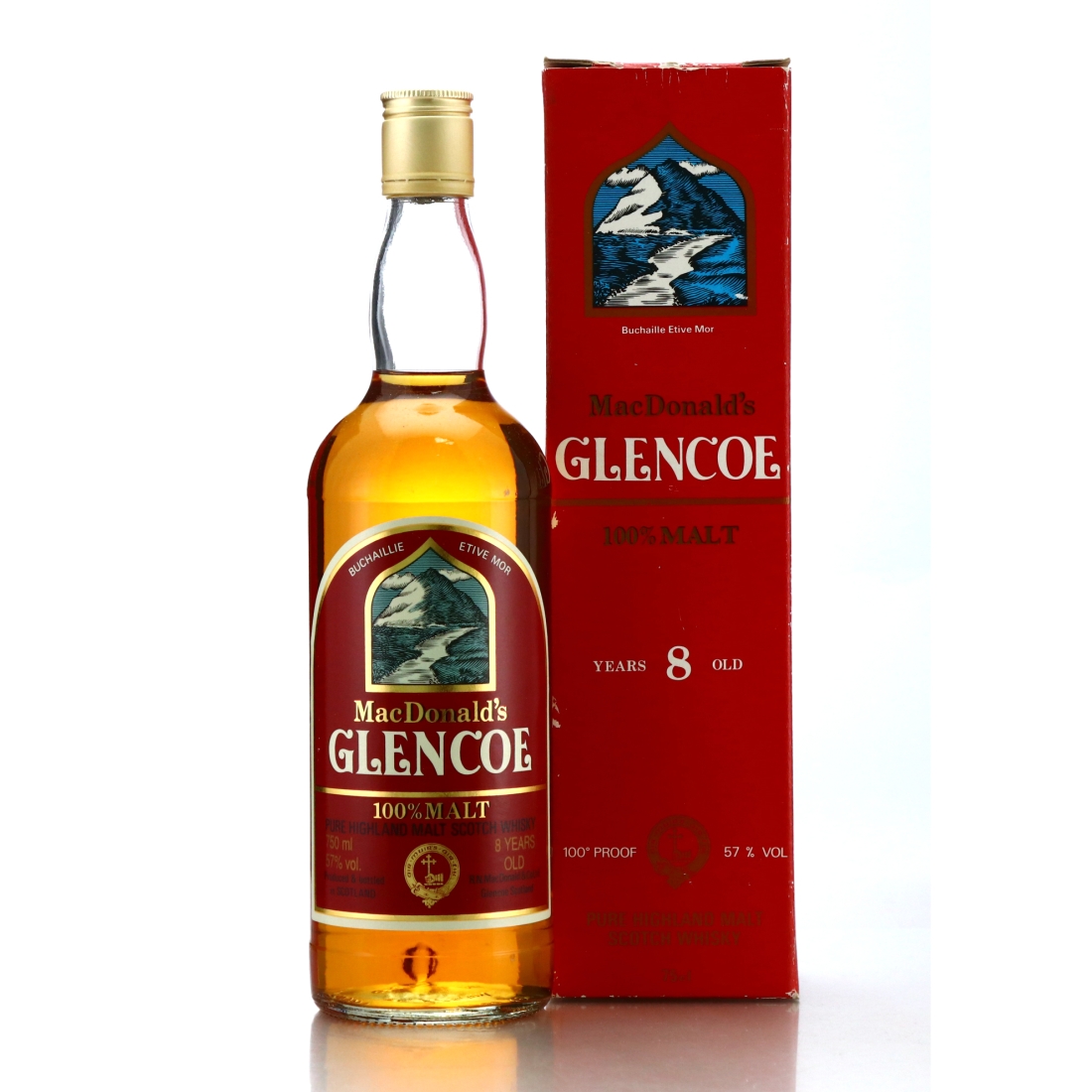 MacDonald's Glencoe 8 Year Old 100 Proof 1980s