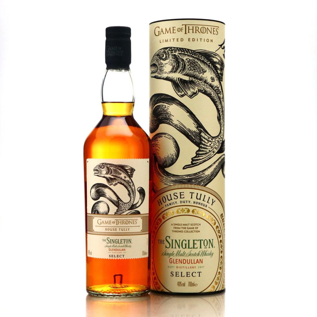 Singleton of Glendullan Select Game of Thrones House Tully / Signed by Rory McCann 