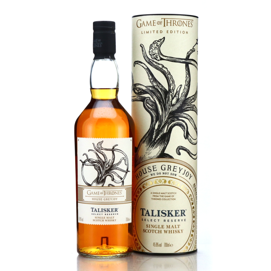 Talisker Select Reserve Game of Thrones House Greyjoy / Signed by Rory McCann 