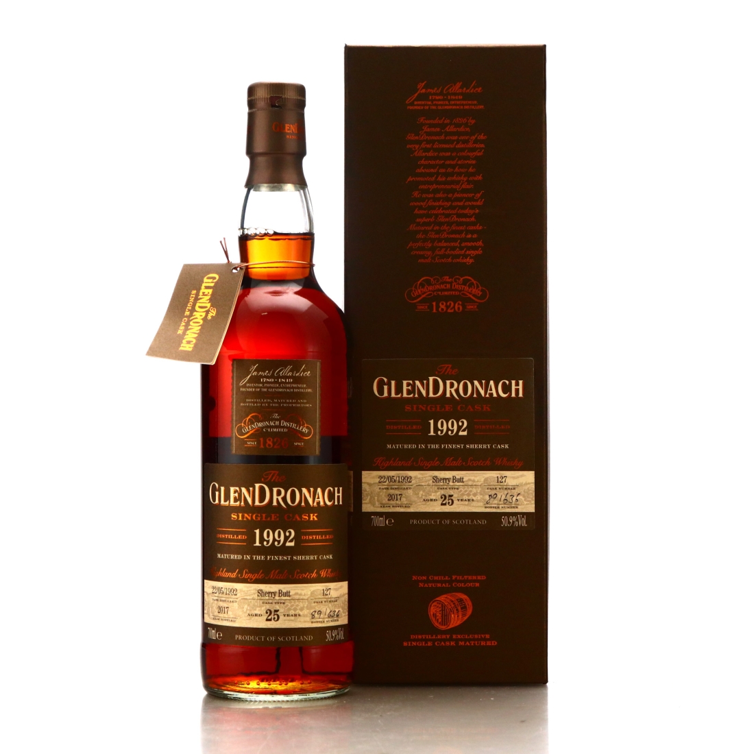 Glendronach 1992 Single Sherry Cask 25 Year Old #127 / Batch 16