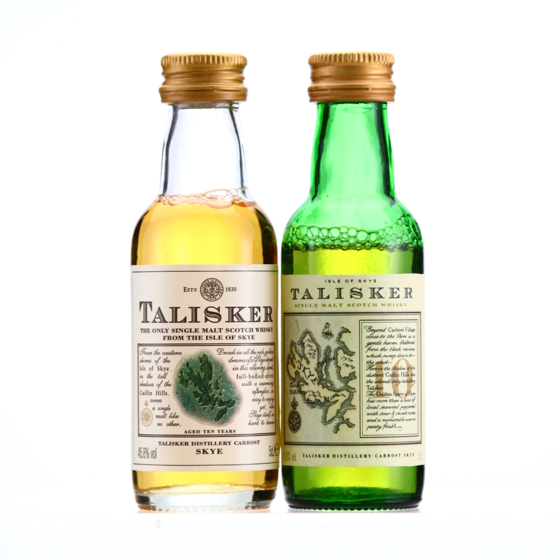Talisker Miniatures x 2
