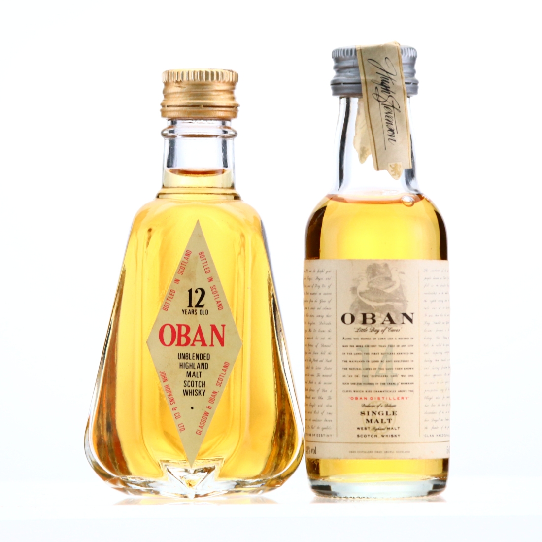 Oban Single Malt Miniature x 2