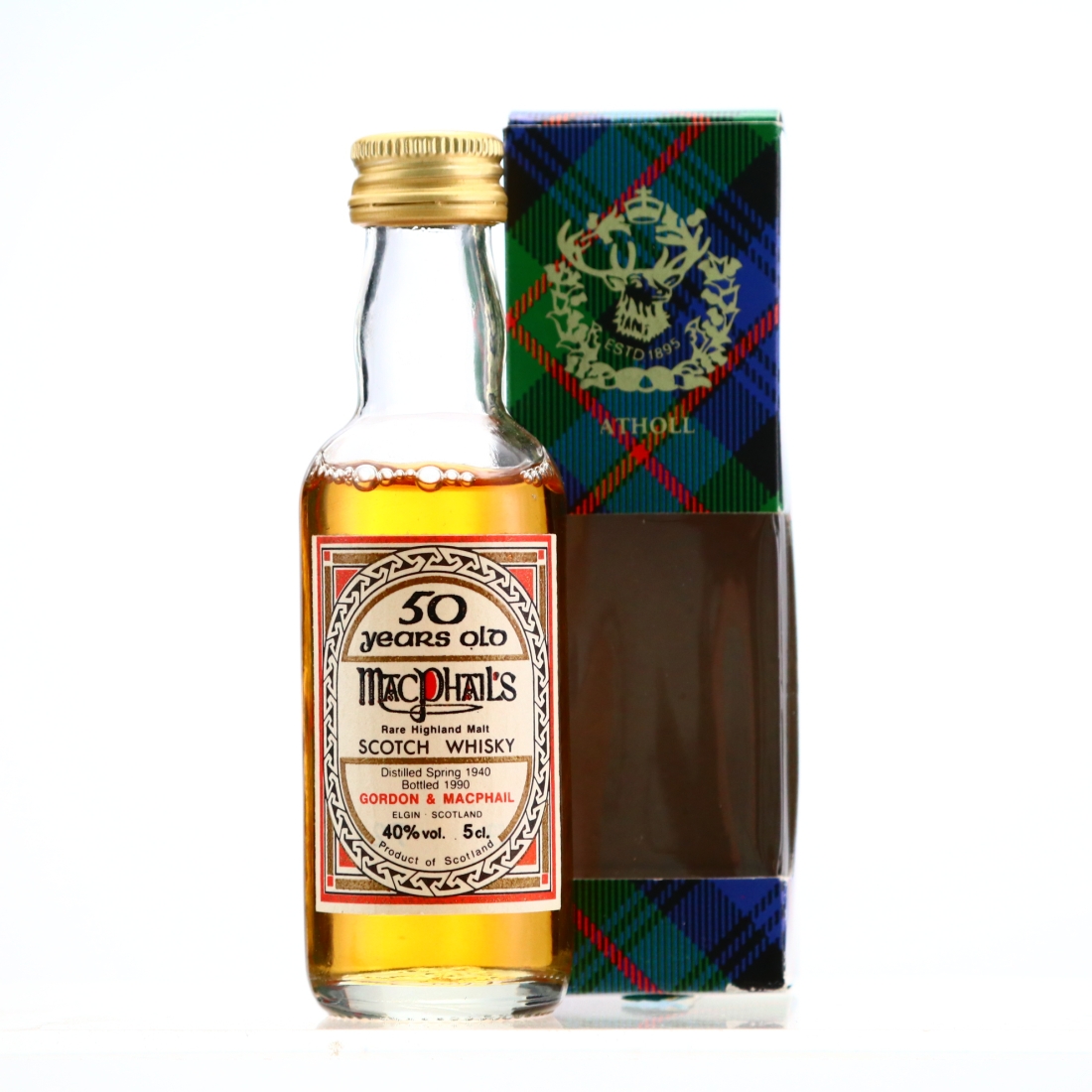 MacPhail's 1940 Gordon and MacPhail 50 Year Old Miniature