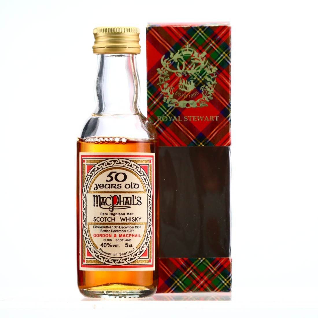 MacPhail's 1937 Gordon and MacPhail 50 Year Old Miniature
