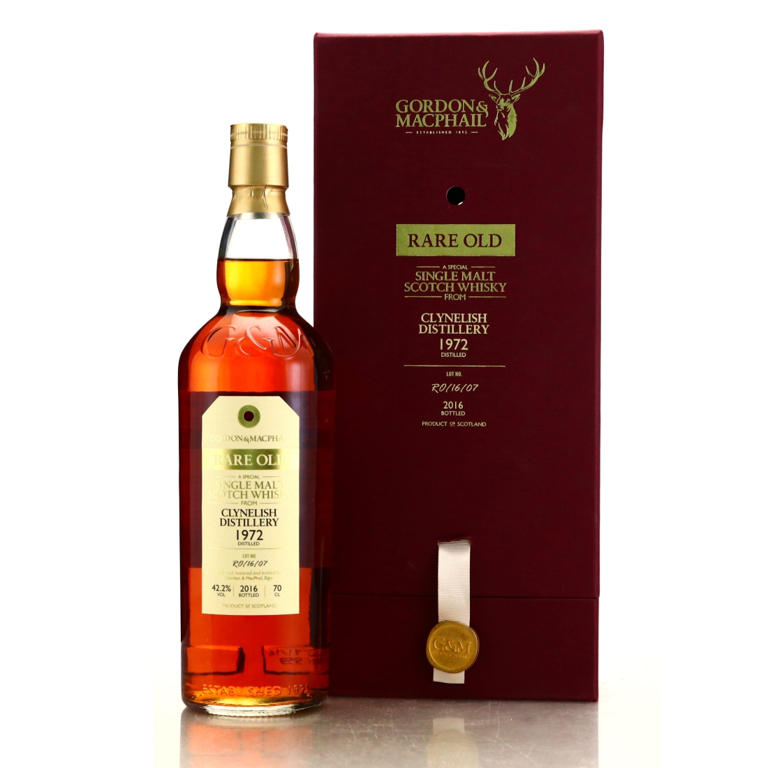 Clynelish 1972 Gordon and MacPhail Rare Old Lot RO/16/07