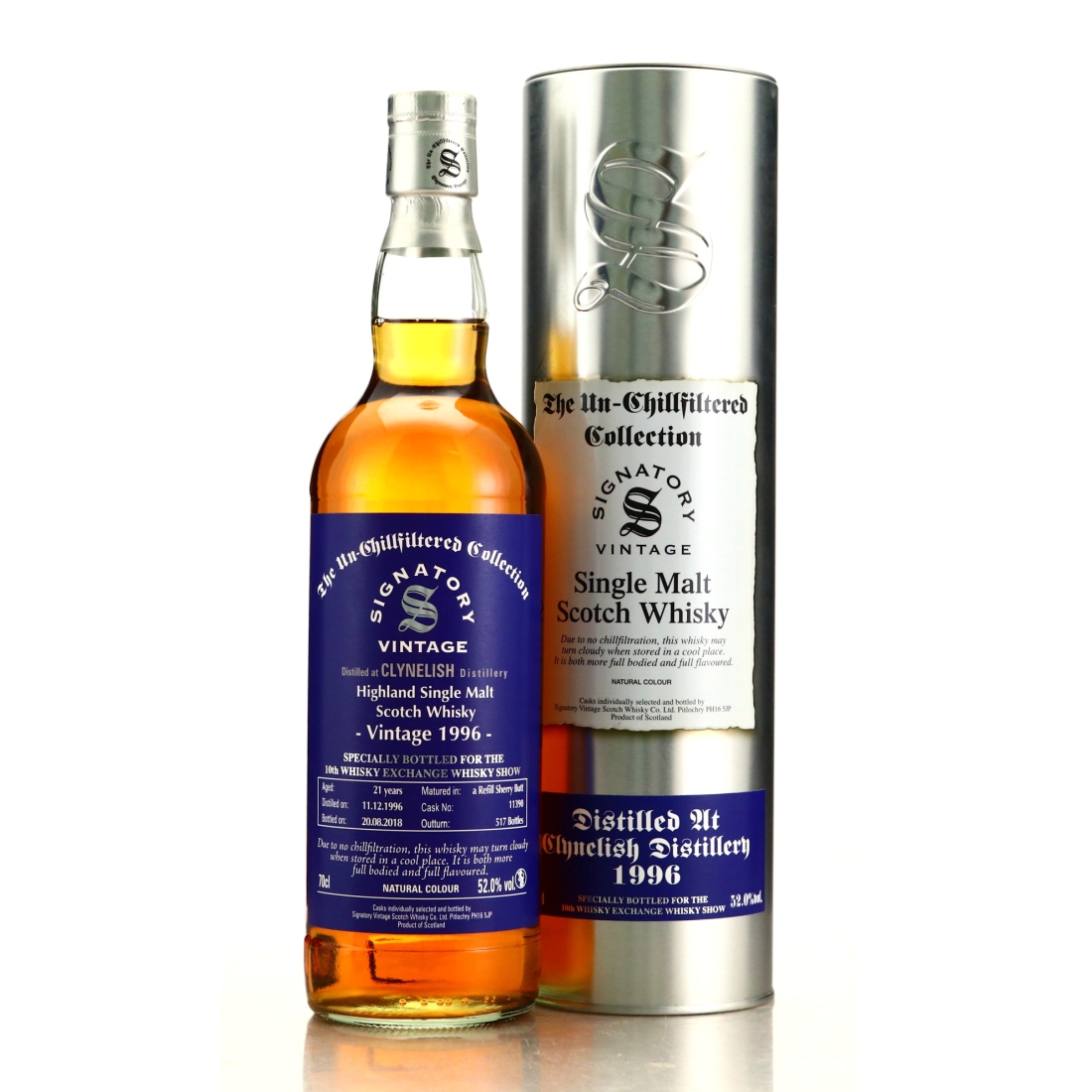 Clynelish 1996 Signatory Vintage 21 Year Old / TWE Whisky Show