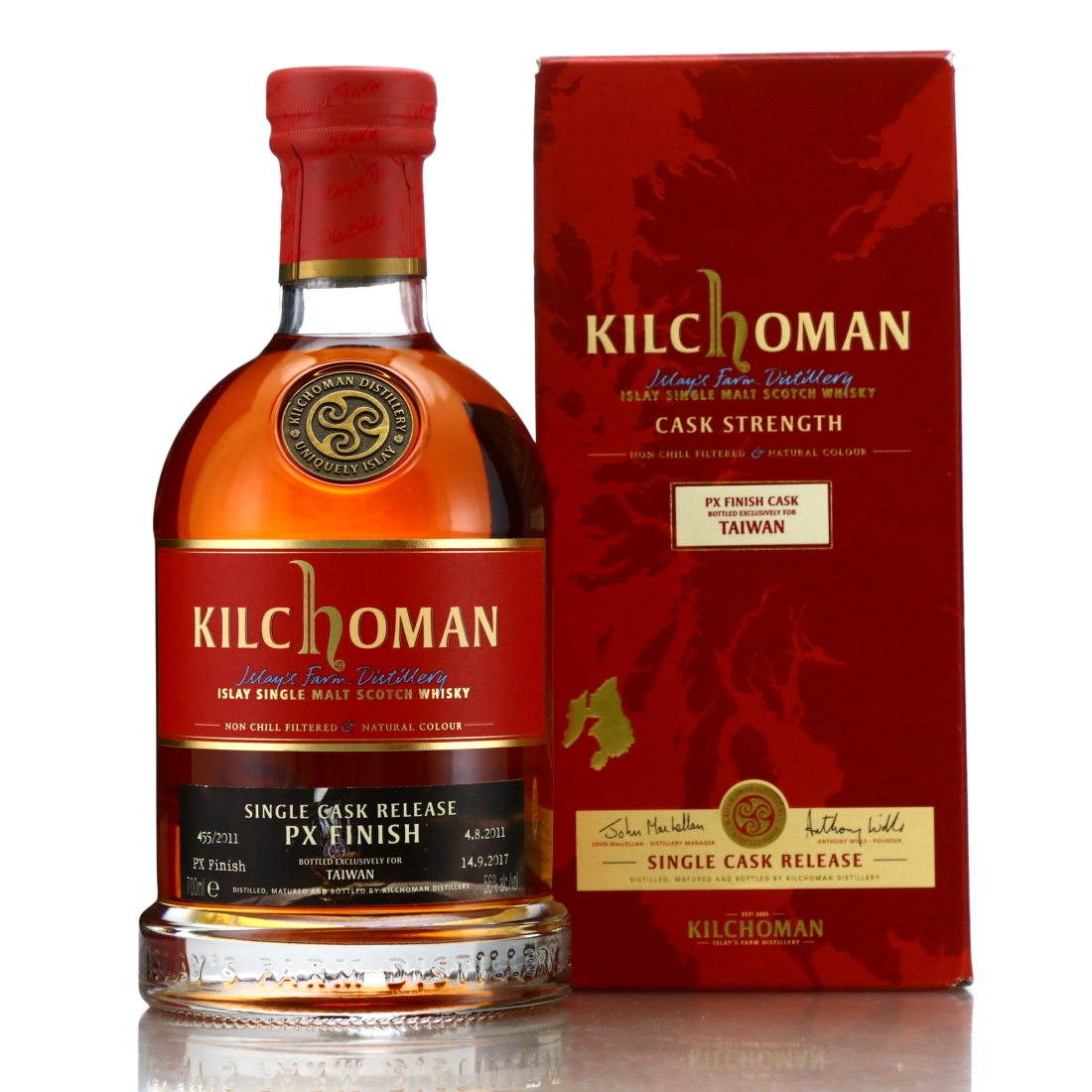 Kilchoman 2011 Single PX Cask Finish #455 / Taiwan