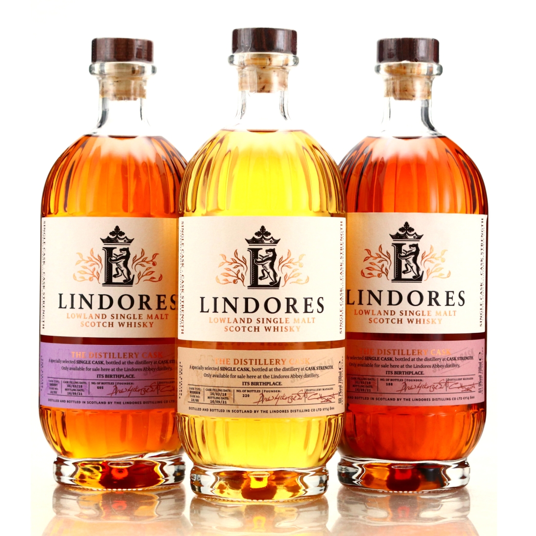 Lindores 2018 Single Cask 3 x 70cl / Distillery Shop