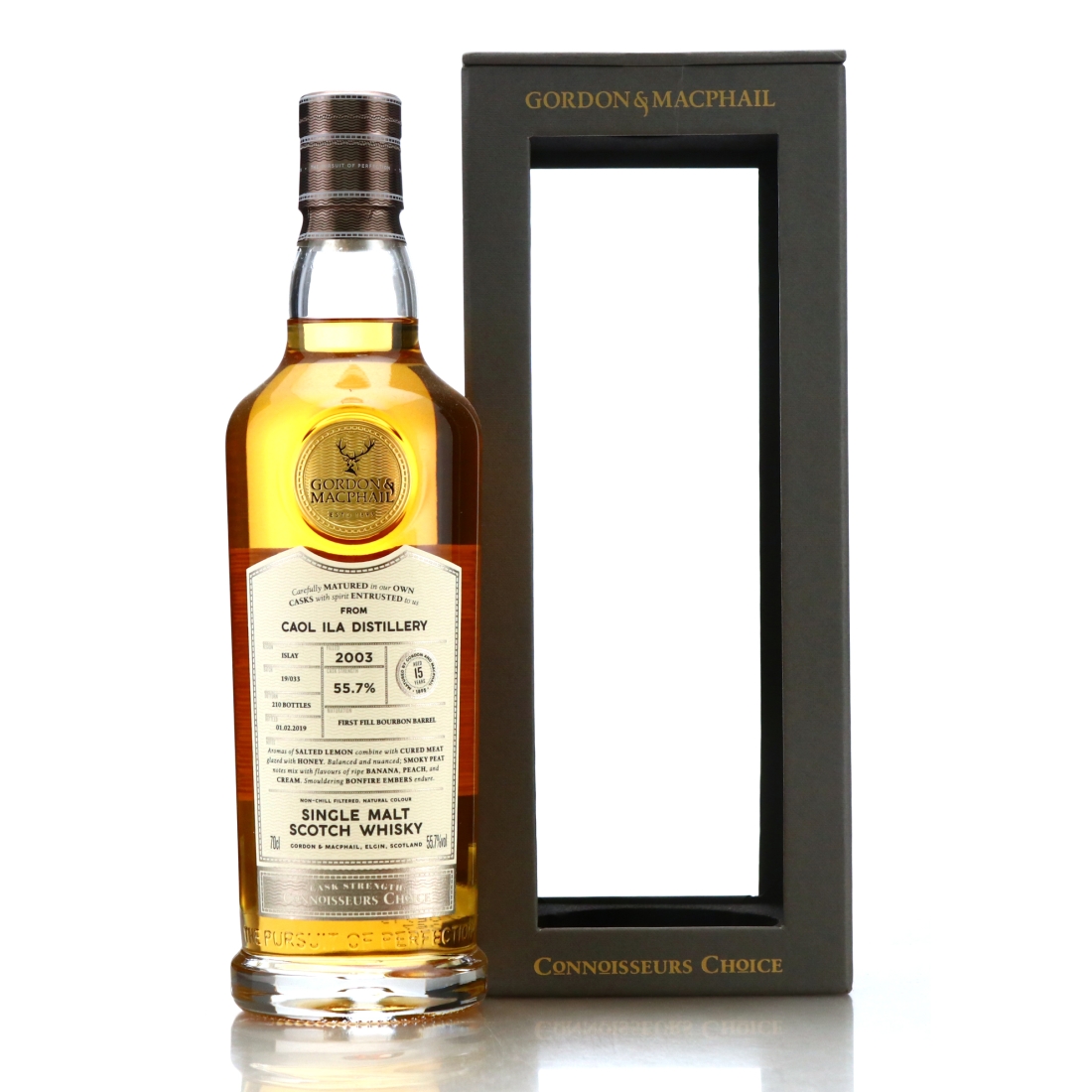 Caol Ila 2003 Gordon and MacPhail 15 Year Old Batch #19/033