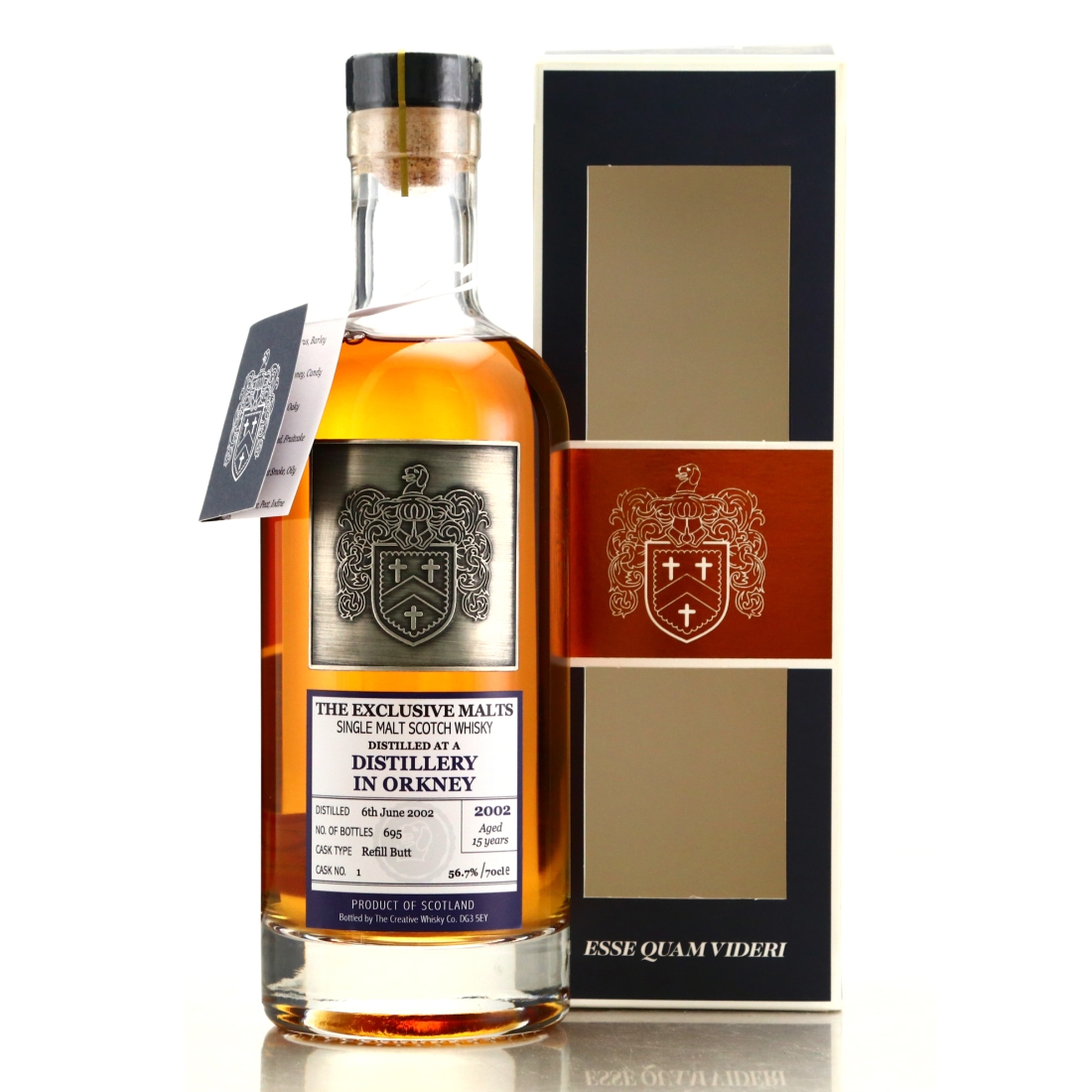 Orkney Single Malt 2002 Exclusive Malts 15 Year Old